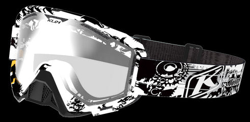 KLIM RADIUS Ink'd/DBL Smoke Silver Mirror ochelari snow